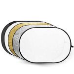 رفلکتور 80×120 سانتیمتر 5 کاره گودکس Godox 5 in 1 Collapsible 80x120cm Reflector