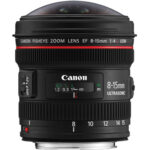 لنز کارکرده کانن Canon EF 8-15mm F/4 L USM