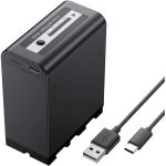 باتری قابل شارژ  دی بی کی DBK Extra Power F970 TC 6000mAh با کابل شارژ