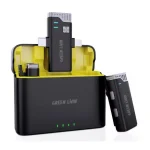 میکروفون دوتایی گرین لاین Green Lion 2 IN 1 Microphone USB-C Lightnin